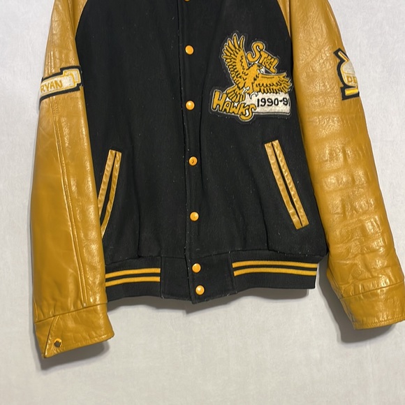90s Hawks Varsity Jacket - Picture 3 of 12